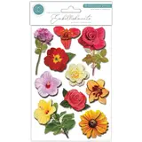 Craft Consortium 3D Decoupage Stickers Flowers (CESTK006)
