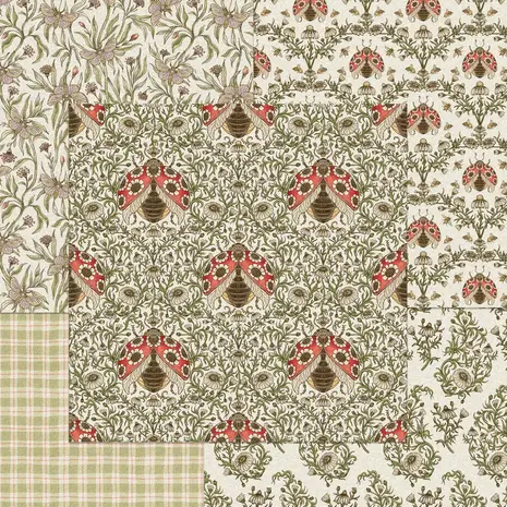 Craft Consortium Vintage Summer 6x6 Inch Premium Paper Pad by Olena Kovalova (CCPPAD049B) Craft Consortium Vintage Summer 6x6 Inch Premium Paper Pad by Olena Kovalova (CCPPAD049B)