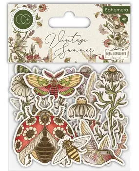 Craft Consortium Vintage Summer Premium Ephemera Set by Olena Kovalova (CCEPH015) Craft Consortium Vintage Summer Premium Ephemera Set by Olena Kovalova (CCEPH015)