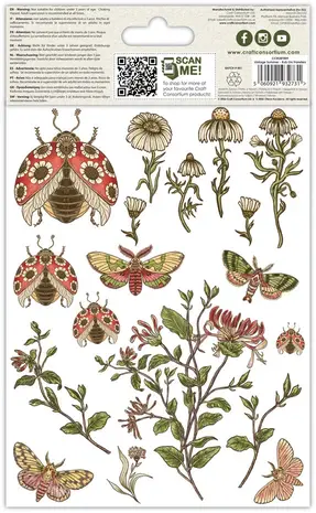 Craft Consortium Vintage Summer Premium Rub-on Transfers Set by Olena Kovalova (CCRUBT009)