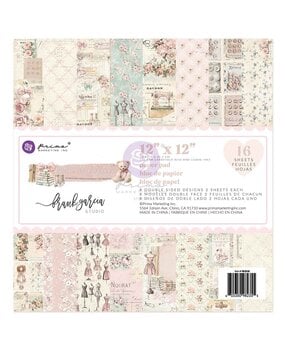 Prima Marketing Inc Buttons & Keepsakes 12x12 Inch Paper Pad (982355) Prima Marketing Inc Buttons & Keepsakes 12x12 Inch Paper Pad (982355)