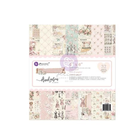 Prima Marketing Inc Buttons & Keepsakes 6x6 Inch Paper Pad (982379) Prima Marketing Inc Buttons & Keepsakes 6x6 Inch Paper Pad (982379)