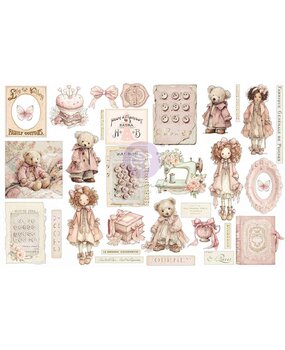 Prima Marketing Inc Buttons & Keepsakes Ephemera Quilted Memories (982409)
