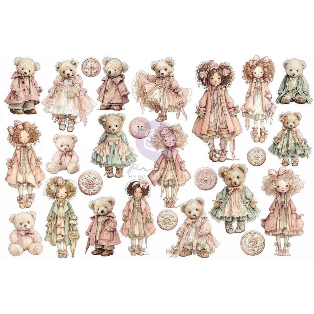 Prima Marketing Inc Buttons & Keepsakes Ephemera Cherished Companions (982416)
