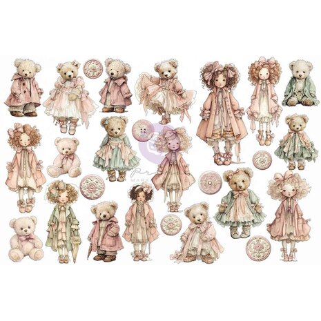 Prima Marketing Inc Buttons & Keepsakes Ephemera Cherished Companions (982416)