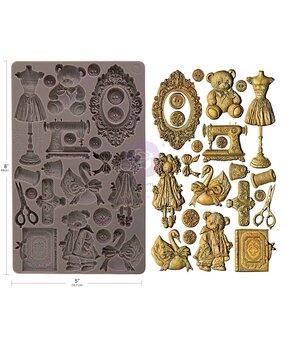 Prima Marketing Inc Buttons & Keepsakes 5x8 Inch Mould (982430) Prima Marketing Inc Buttons & Keepsakes 5x8 Inch Mould (982430)