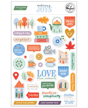 Pinkfresh Studio Ordinary Joys Puffy Stickers (302326) Pinkfresh Studio Ordinary Joys Puffy Stickers (302326)