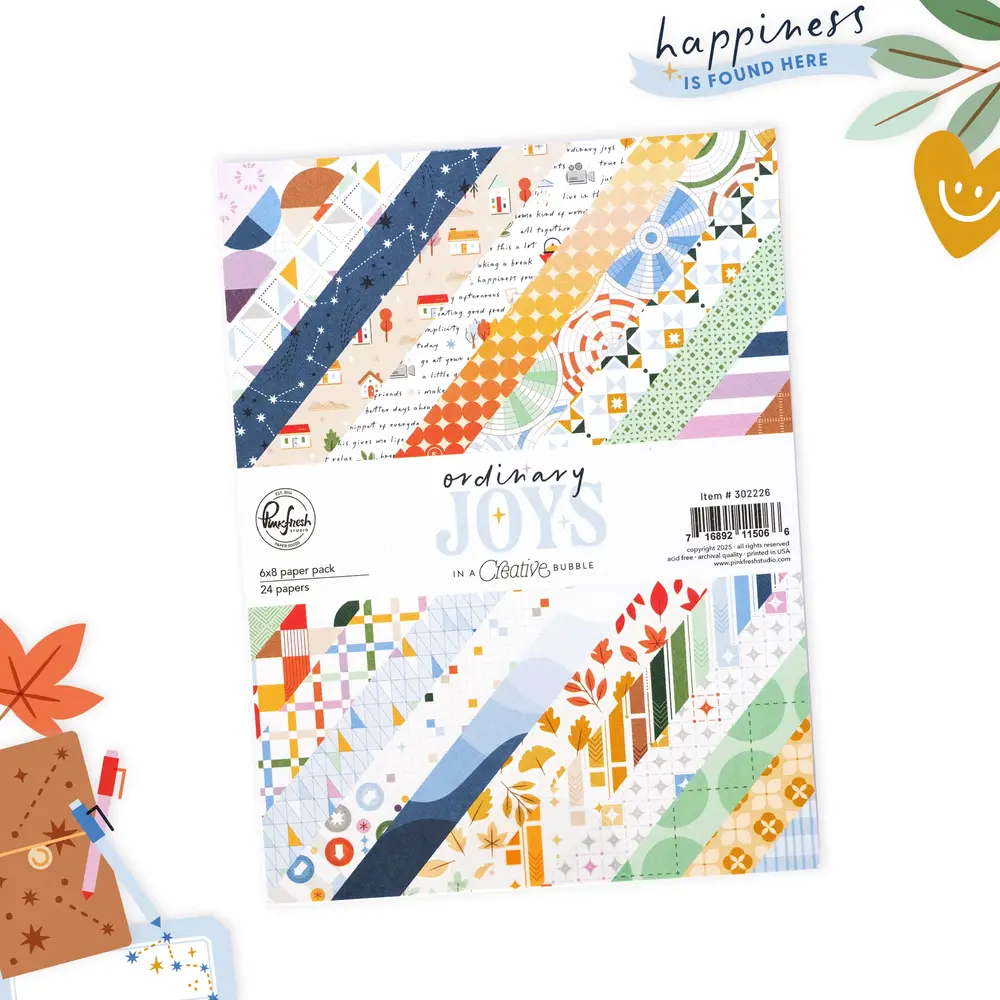Pinkfresh Studio Ordinary Joys 6x8 Inch Paper Pack (302226) Pinkfresh Studio Ordinary Joys 6x8 Inch Paper Pack (302226)