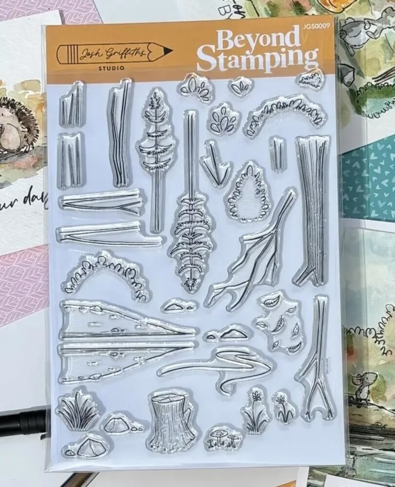 Beyond Stamping Custom Woodland Clear Stamp by Josh Griffiths Studios (JGS0009) Beyond Stamping Custom Woodland Clear Stamp by Josh Griffiths Studios (JGS0009)
