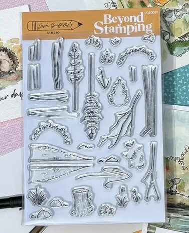 Beyond Stamping Custom Woodland Clear Stamp by Josh Griffiths Studios (JGS0009) Beyond Stamping Custom Woodland Clear Stamp by Josh Griffiths Studios (JGS0009)