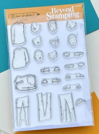 Beyond Stamping Custom Portrait 2 Clear Stamp by Josh Griffiths Studios (JGS0002) Beyond Stamping Custom Portrait 2 Clear Stamp by Josh Griffiths Studios (JGS0002)