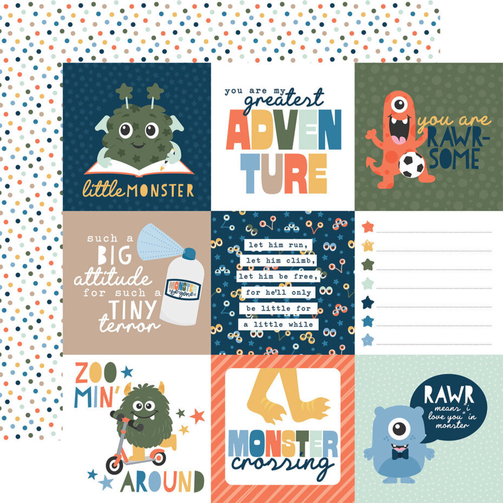 Echo Park My Favorite Monster 12x12 Inch Collection Kit (MFM499016) Echo Park My Favorite Monster 12x12 Inch Collection Kit (MFM499016)