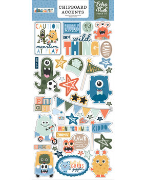 Echo Park My Favorite Monster 6x13 Inch Chipboard Accents (MFM499021)