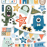 Echo Park My Favorite Monster 6x13 Inch Chipboard Accents (MFM499021) Echo Park My Favorite Monster 6x13 Inch Chipboard Accents (MFM499021)