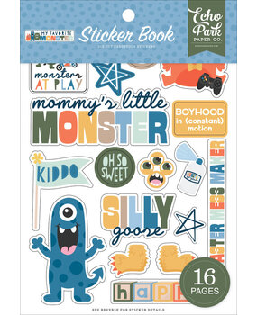 Echo Park My Favorite Monster Sticker Book (MFM499029)