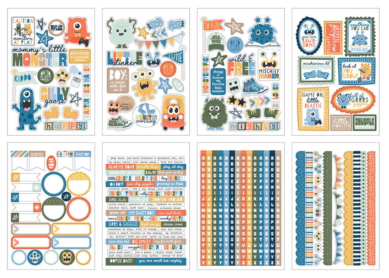 Echo Park My Favorite Monster Sticker Book (MFM499029)