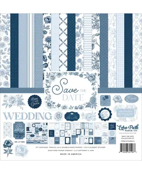 Echo Park Save The Date 12x12 Inch Collection Kit (STD498016)