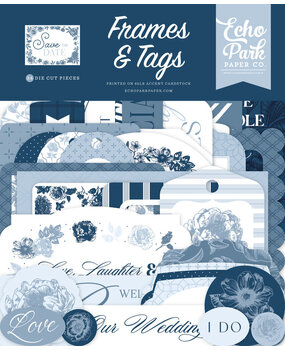 Echo Park Save The Date Frames & Tags (STD498025)