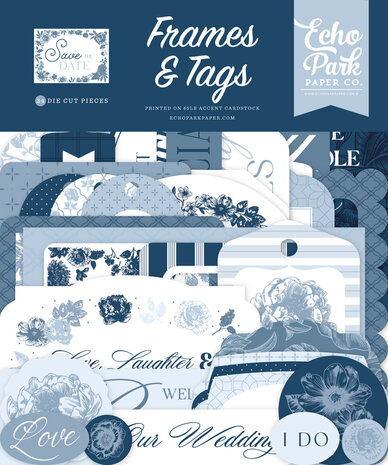 Echo Park Save The Date Frames & Tags (STD498025) Echo Park Save The Date Frames & Tags (STD498025)