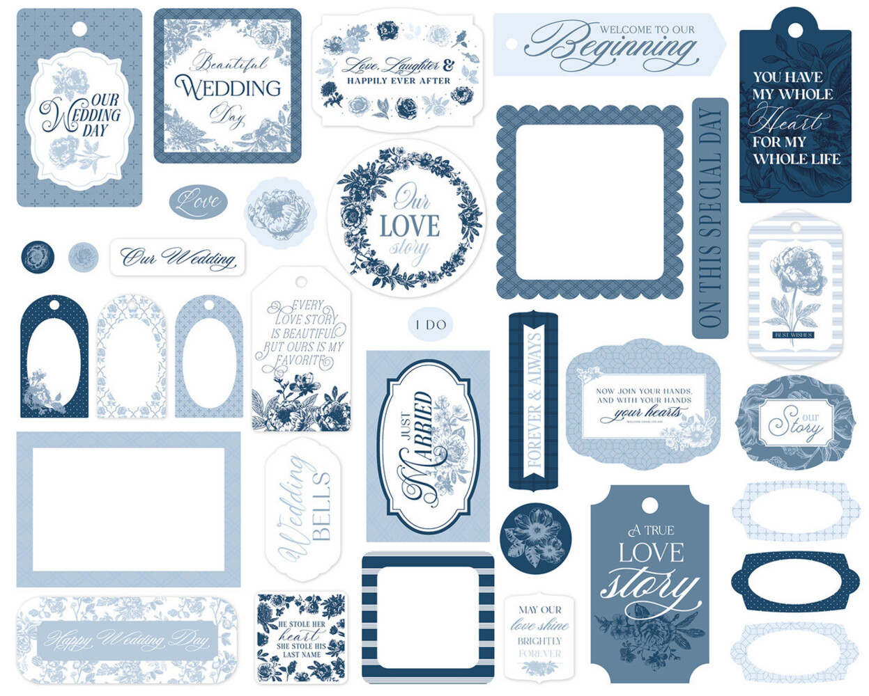 Echo Park Save The Date Frames & Tags (STD498025) Echo Park Save The Date Frames & Tags (STD498025)