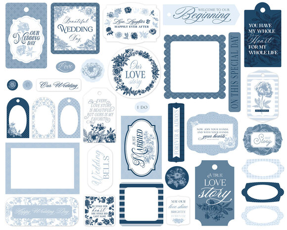 Echo Park Save The Date Frames & Tags (STD498025) Echo Park Save The Date Frames & Tags (STD498025)