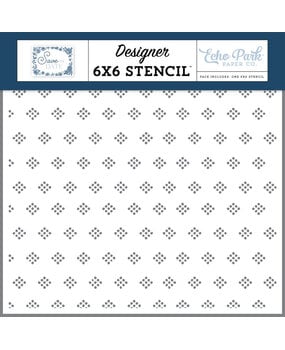 Echo Park Save The Date Stencil Bridal Dot Diamonds (STD498034)