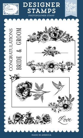 Echo Park Save The Date Clear Stamps Love Bird (STD498048) Echo Park Save The Date Clear Stamps Love Bird (STD498048)