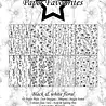 Paper Favourites Black & White Floral A5 Paper Pack (PFA225) Paper Favourites Black & White Floral A5 Paper Pack (PFA225)