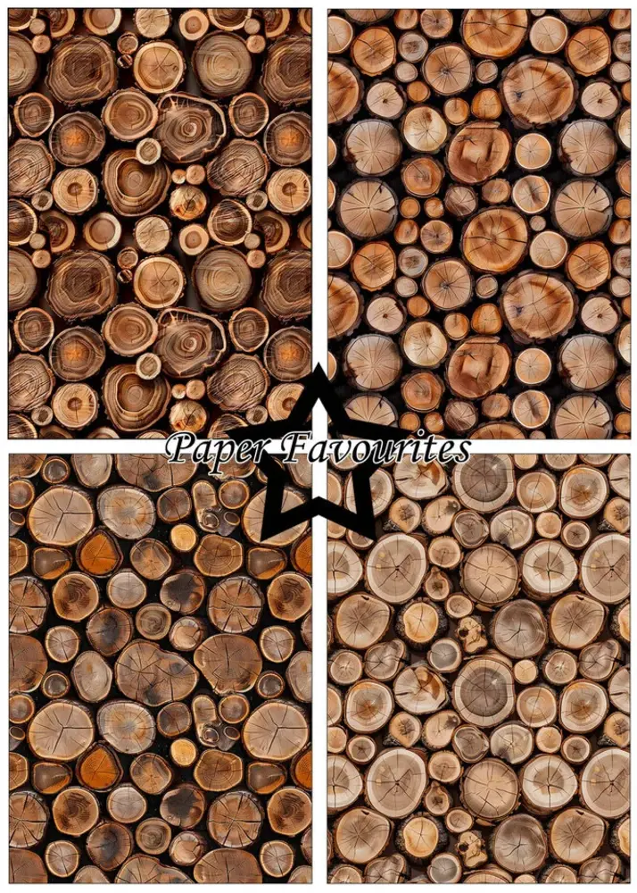 Paper Favourites Wood Slices A5 Paper Pack (PFA228) Paper Favourites Wood Slices A5 Paper Pack (PFA228)