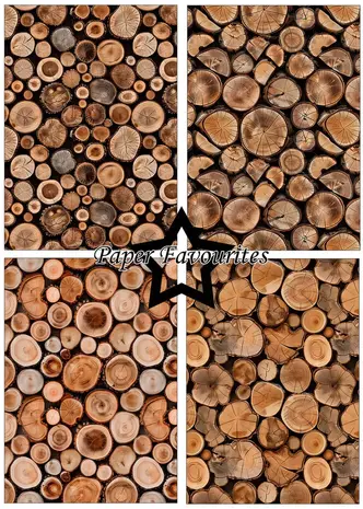 Paper Favourites Wood Slices A5 Paper Pack (PFA228) Paper Favourites Wood Slices A5 Paper Pack (PFA228)