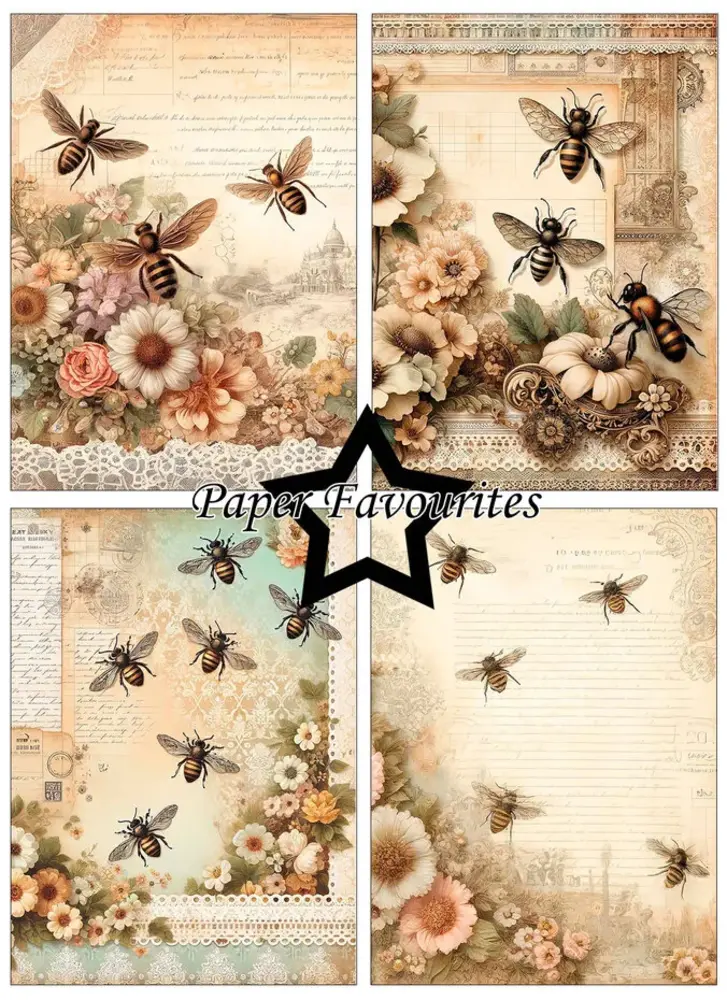 Paper Favourites Bumble Blooms A6 Paper Pad (PFA625) Paper Favourites Bumble Blooms A6 Paper Pad (PFA625)