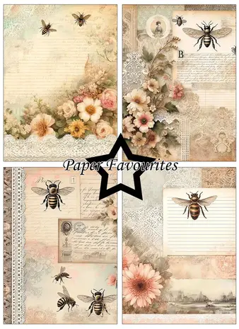 Paper Favourites Bumble Blooms A6 Paper Pad (PFA625) Paper Favourites Bumble Blooms A6 Paper Pad (PFA625)