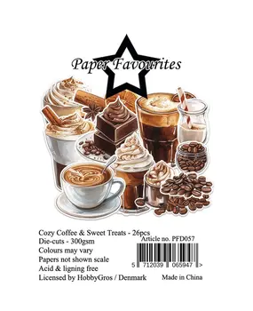 Paper Favourites Die-Cuts Cozy Coffee & Sweet Treats (PFD057) Paper Favourites Die-Cuts Cozy Coffee & Sweet Treats (PFD057)