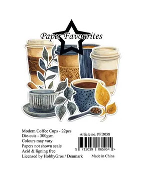 Paper Favourites Die-Cuts Modern Coffee Cups (PFD058) Paper Favourites Die-Cuts Modern Coffee Cups (PFD058)