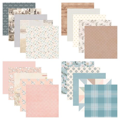 Spellbinders Clementine 12x12 Inch Paper Pack (169287)