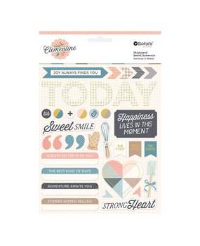 Spellbinders PRE-ORDER Clementine Chipboard Embellishments (169290)