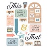 Spellbinders PRE-ORDER Clementine Chipboard Embellishments (169290)