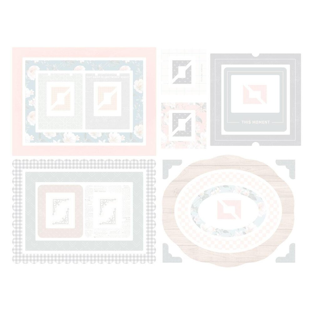 Spellbinders PRE-ORDER Clementine Chipboard Frame & Corners (169294) Spellbinders PRE-ORDER Clementine Chipboard Frame & Corners (169294)