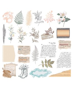 Spellbinders PRE-ORDER Clementine Die Cut Clear Stickers (169295)