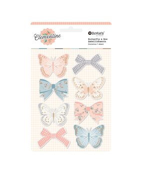 Spellbinders PRE-ORDER Clementine Butterfly & Bow Embellishments (169296)