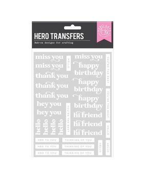 Hero Arts PRE-ORDER Hero Transfers Must Have Messages (RT148)