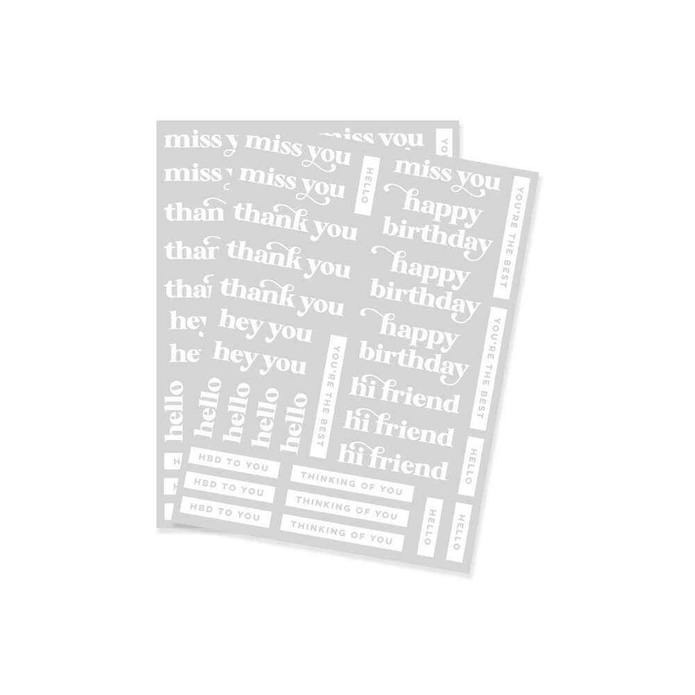 Hero Arts PRE-ORDER Hero Transfers Must Have Messages (RT148)