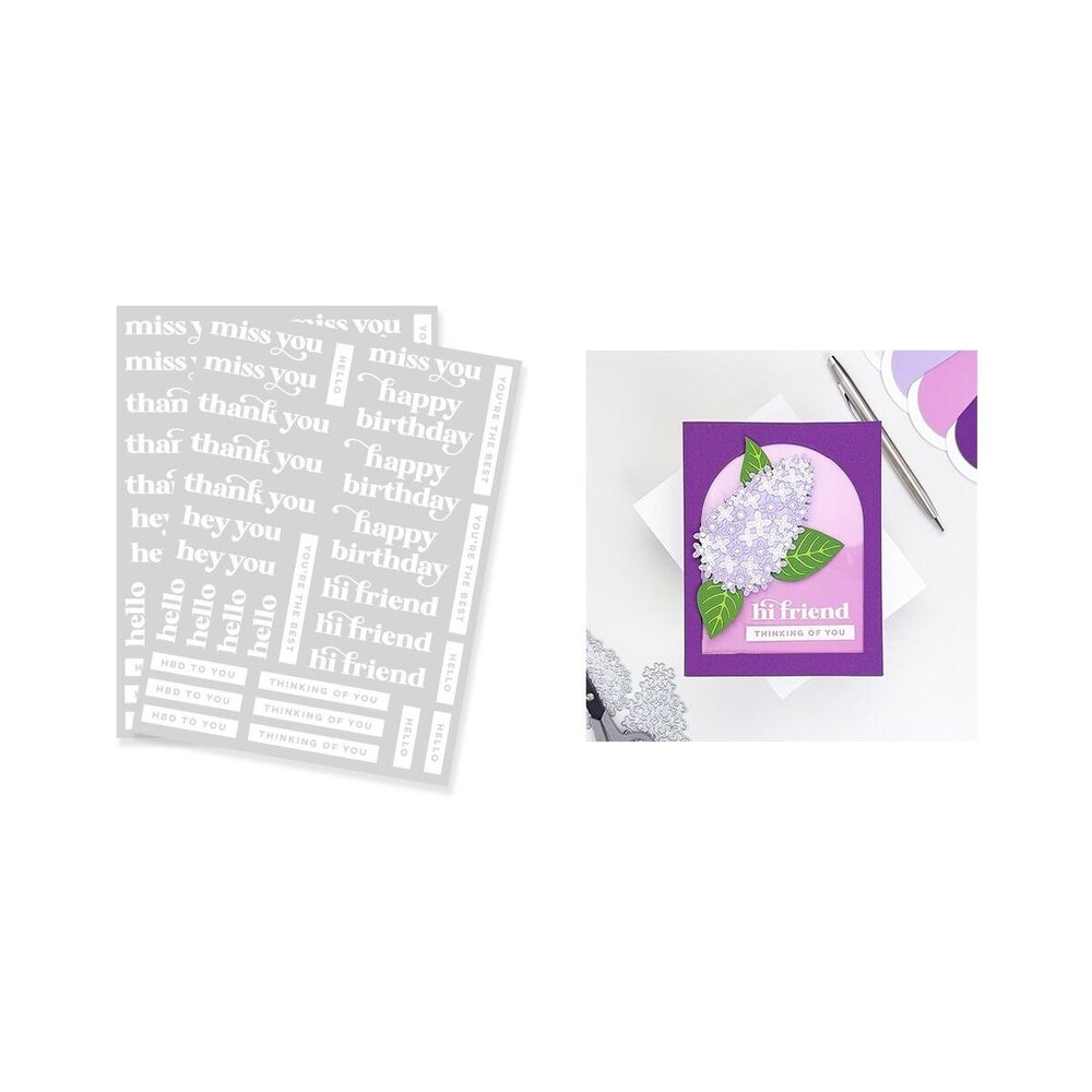 Hero Arts PRE-ORDER Hero Transfers Must Have Messages (RT148)