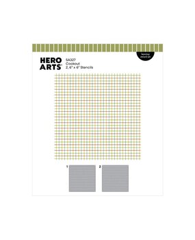 Hero Arts PRE-ORDER Coney Club Layering Stencil Set Cookout (SA327)