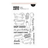 Hero Arts PRE-ORDER Coney Club Clear Stamp Set Hot Dog (CM857)