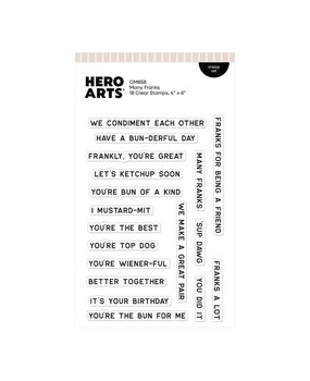 Hero Arts PRE-ORDER Coney Club Clear Stamp Set Many Franks (CM858)