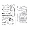 Hero Arts PRE-ORDER Coney Club Stamps & Dies Hot Dog (DC356)