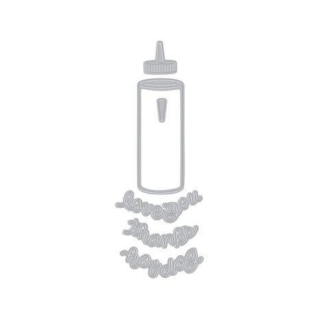 Hero Arts Coney Club Die Set Squeeze Bottle (DF299) Hero Arts Coney Club Die Set Squeeze Bottle (DF299)