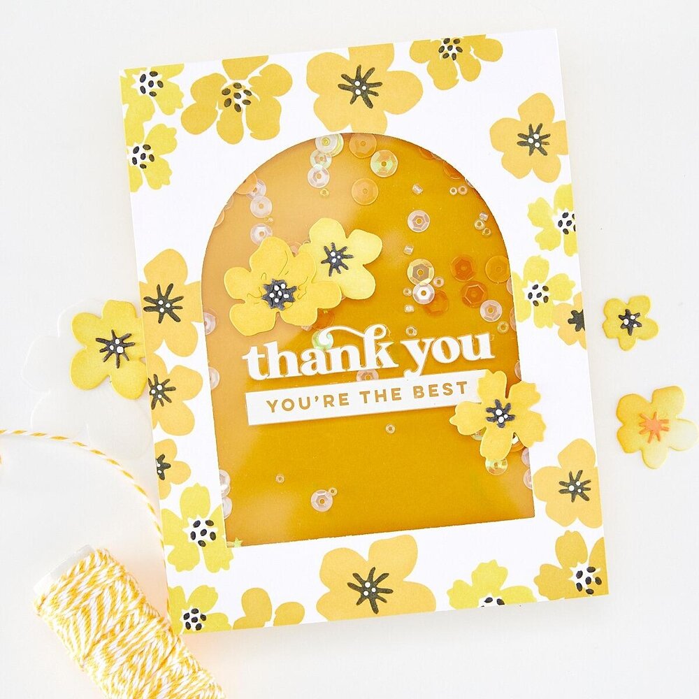 Hero Arts PRE-ORDER Fresh Flowers Layering Stencil Set Floral Frame (SA326) Hero Arts PRE-ORDER Fresh Flowers Layering Stencil Set Floral Frame (SA326)