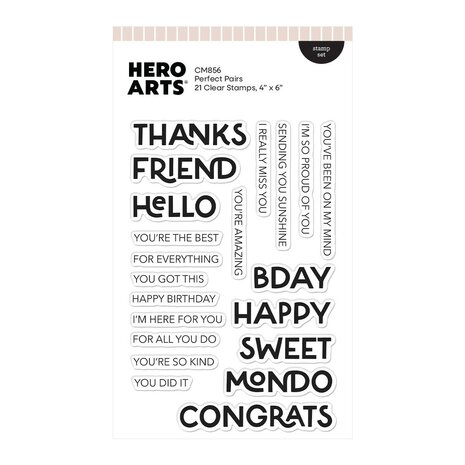 Hero Arts PRE-ORDER Fresh Flowers Clear Stamp Set Perfect Pairs (CM856) Hero Arts PRE-ORDER Fresh Flowers Clear Stamp Set Perfect Pairs (CM856)
